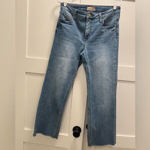 Kut from the Kloth Kelsey Fab Ab Ankle Flare High Rise